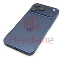 [IP17PMBH-DB-B] Apple iPhone 17 Pro Max Back / Battery Cover + Small Parts - Deep Blue (Pulled - Grade B)