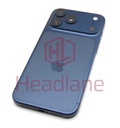 [IP17PMBH-DT-A] Apple iPhone 17 Pro Max Back / Battery Cover + Small Parts - Deep Blue (Pulled - Grade A)