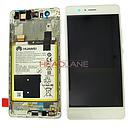 [02350SLF] Huawei P9 Lite LCD Display / Screen + Touch + Battery Assembly - White