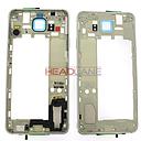 [GH96-07649A] Samsung SM-G850 Galaxy Alpha Middle Cover / Chassis - Silver
