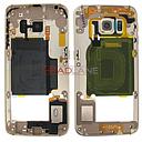 [GH96-08376C] Samsung SM-G925F Galaxy S6 Edge Middle Cover/Chassis - Gold