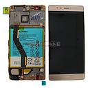 [02350SUQ] Huawei P9 Plus LCD Display / Screen + Touch + Battery Assembly - Gold