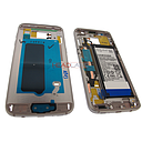 [GH82-13351A] Samsung SM-G930F Galaxy S7 Middle Cover + Battery - Gold