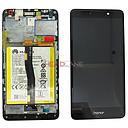 [02351BNB] Huawei Honor 6X Premium LCD Display / Screen + Touch + Battery Assy - Grey
