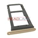 [GH98-38787F] Samsung SM-G935F Galaxy S7 Edge SIM / Memory Card Tray - Coral Blue